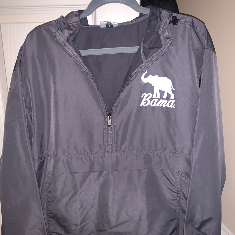 Grey Champion Alabama Hooded Windbreaker